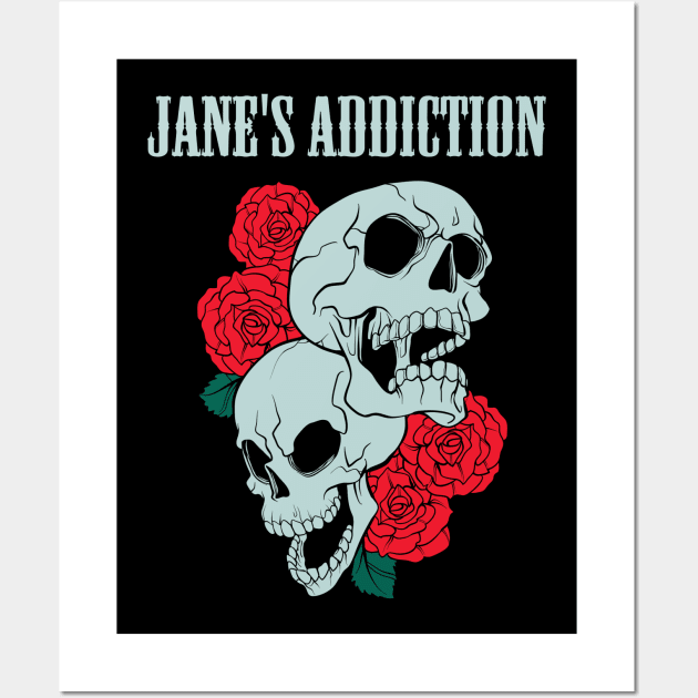 JANES ADDICTION BAND Wall Art by dannyook